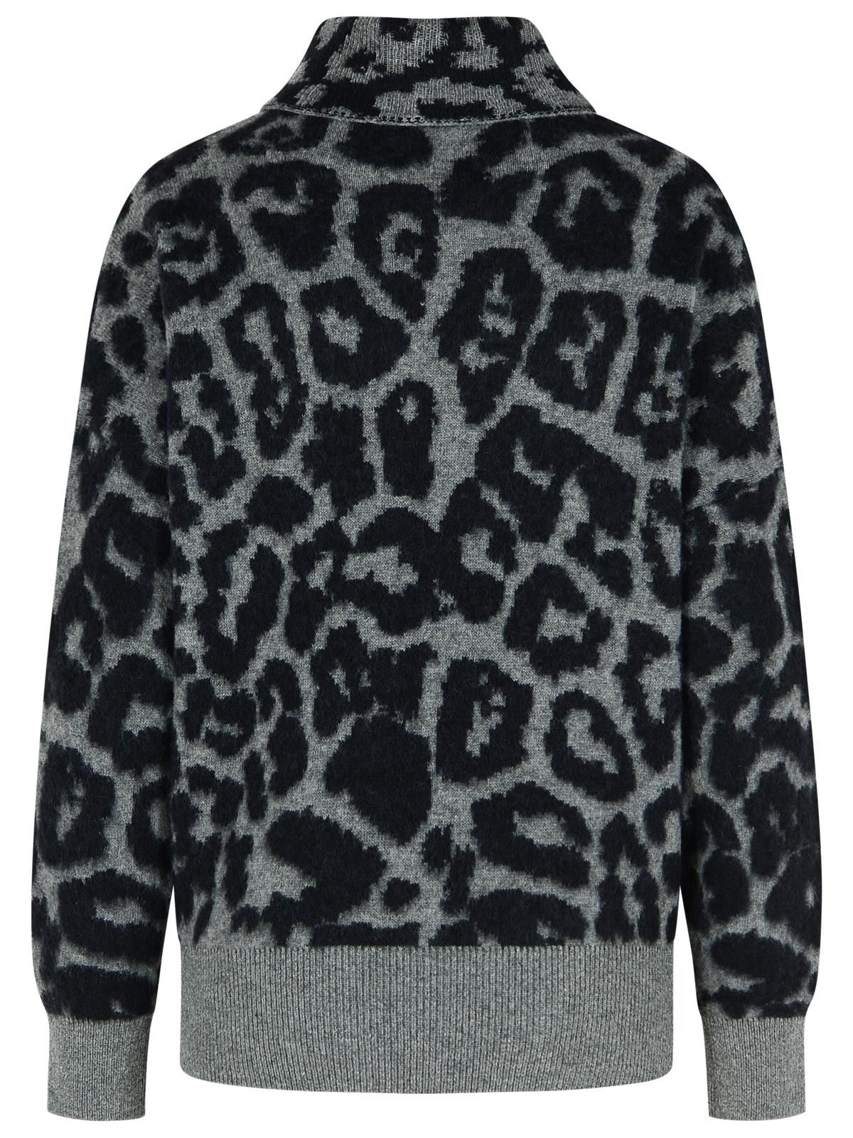 Stella McCartney STELLA McCARTNEY Grey Alpaca Blend Turtleneck Sweater Size S / US 4 / IT 40 - 3 Thumbnail