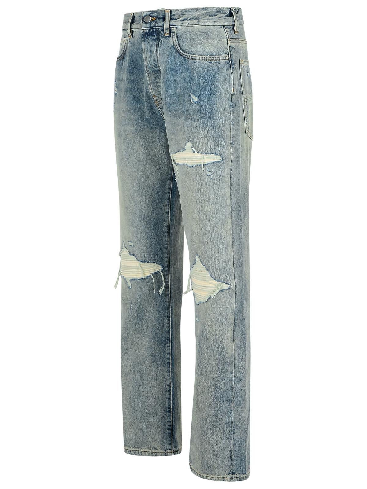 Amiri AMIRI 'Mx1' Light Blue Cotton Jeans Size US 30 / EU 46 - 2 Thumbnail