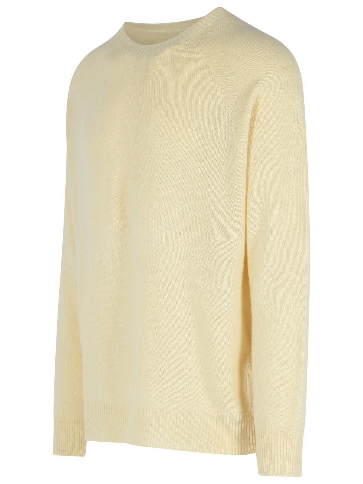 Jil Sander JIL SANDER Ivory Virgin Wool Blend Sweater Size US M / EU 48-50 / 2 - 2 Thumbnail