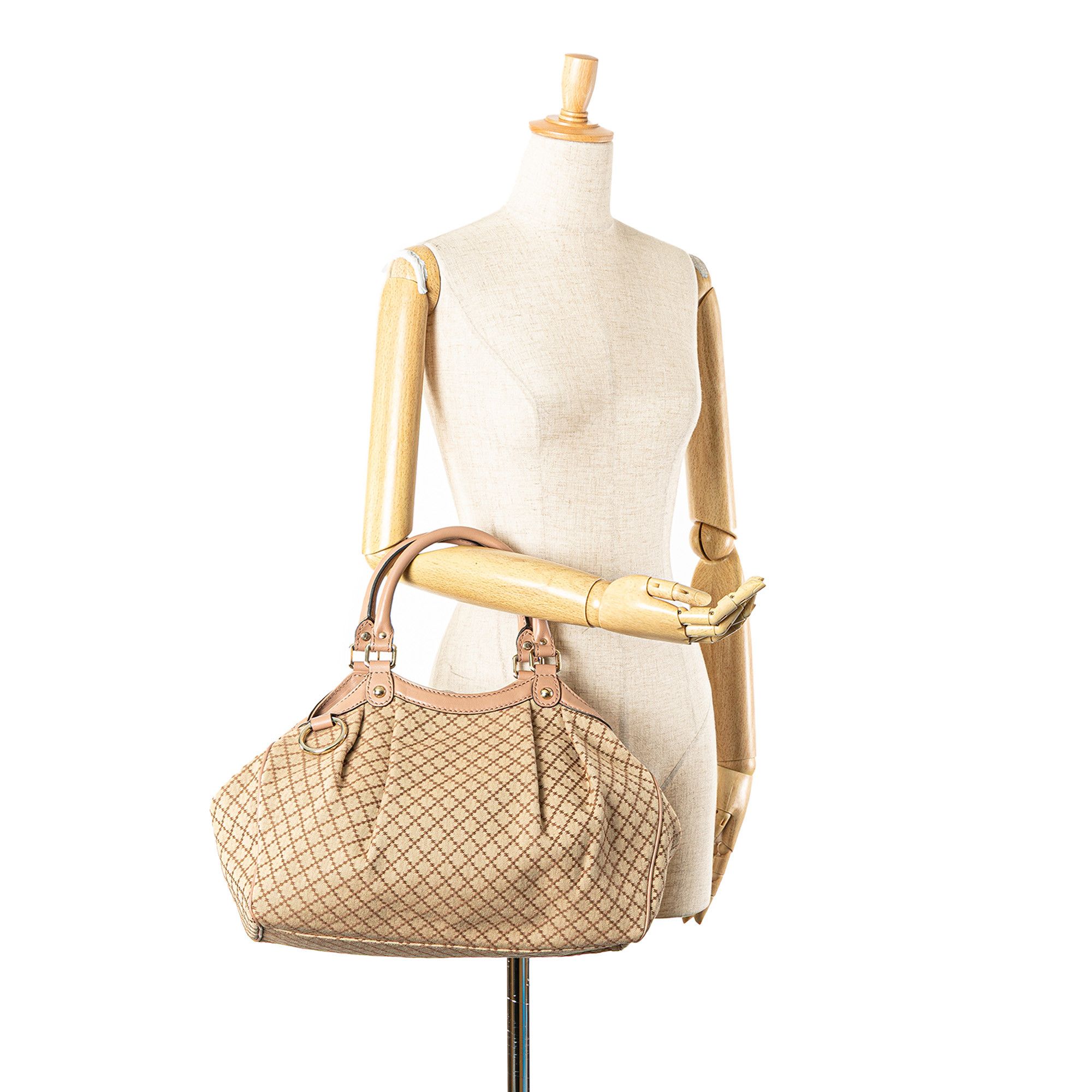 Gucci Gucci Medium Diamante Canvas Sukey Tote Size ONE SIZE - 12 Thumbnail