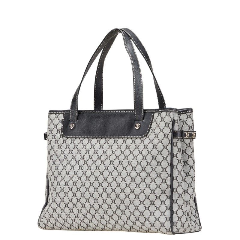 Celine Celine Celine Macadam Canvas Leather Handbag Canvas Tote Bag DUTY FREE for USA Size ONE SIZE - 2 Thumbnail