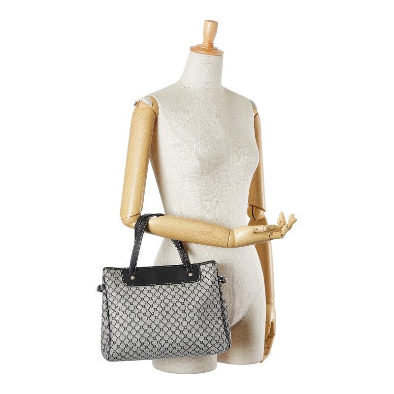 Celine Celine Celine Macadam Canvas Leather Handbag Canvas Tote Bag DUTY FREE for USA Size ONE SIZE - 12 Thumbnail