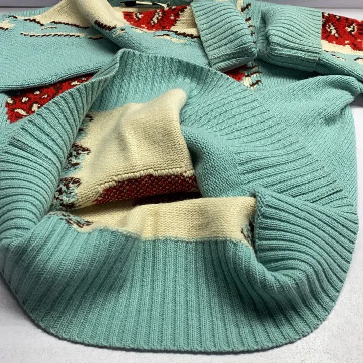 Gucci Gucci Sweater with Patterned Round Neckline Size US S / EU 44-46 / 1 - 11 Thumbnail