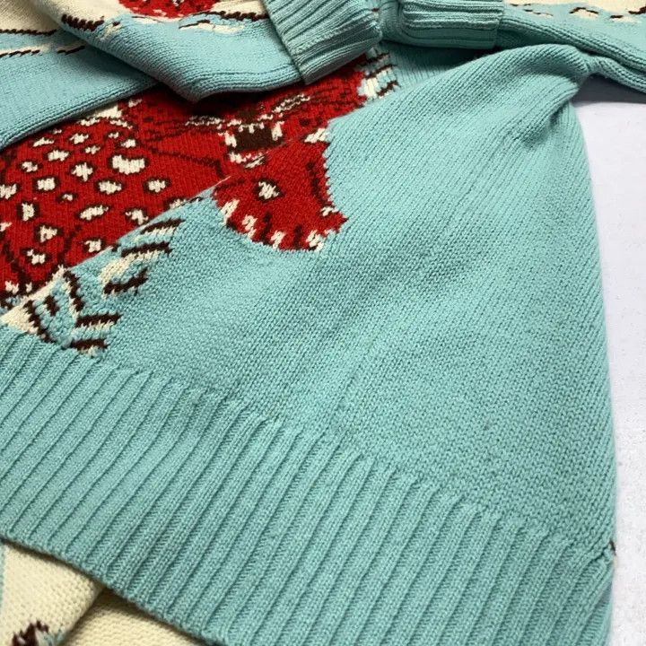 Gucci Gucci Sweater with Patterned Round Neckline Size US S / EU 44-46 / 1 - 10 Thumbnail