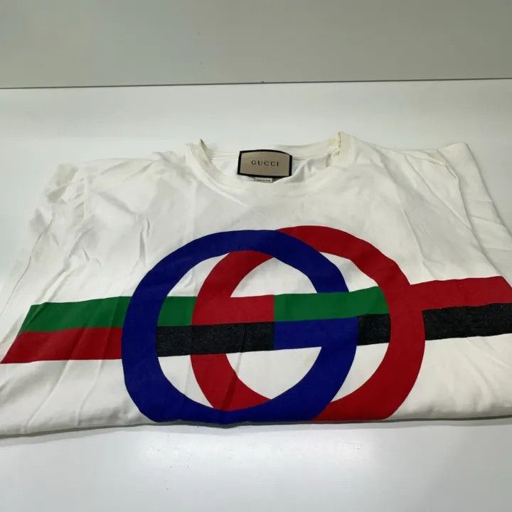 Gucci Gucci SS23 White Graphic Short Sleeve T-Shirt Size US M / EU 48-50 / 2 - 9 Thumbnail