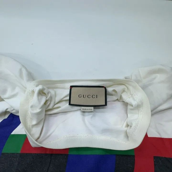 Gucci Gucci SS23 White Graphic Short Sleeve T-Shirt Size US M / EU 48-50 / 2 - 7 Thumbnail