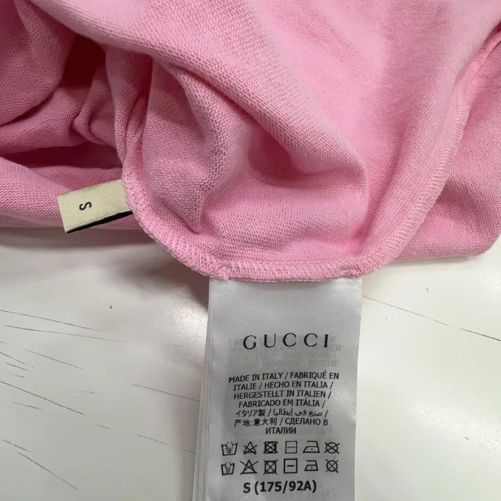 Gucci Gucci Pink Graphic Short Sleeve T-Shirt Size US S / EU 44-46 / 1 - 3 Thumbnail