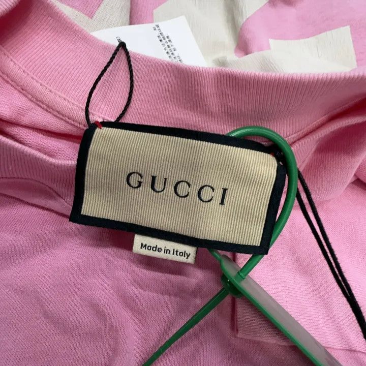 Gucci Gucci Pink Graphic Short Sleeve T-Shirt Size US S / EU 44-46 / 1 - 2 Thumbnail
