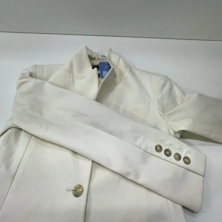 Gucci Gucci Floral Lined White Long Sleeve Blazer Size US M / EU 48-50 / 2 - 10 Thumbnail