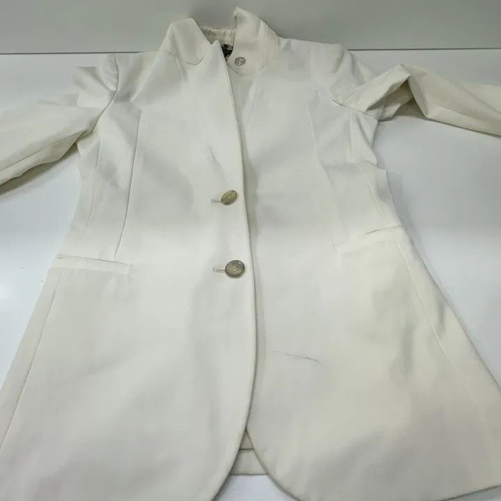 Gucci Gucci Floral Lined White Long Sleeve Blazer Size US M / EU 48-50 / 2 - 14 Thumbnail