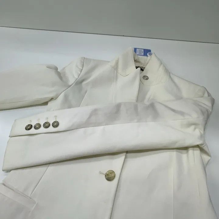 Gucci Gucci Floral Lined White Long Sleeve Blazer Size US M / EU 48-50 / 2 - 12 Thumbnail