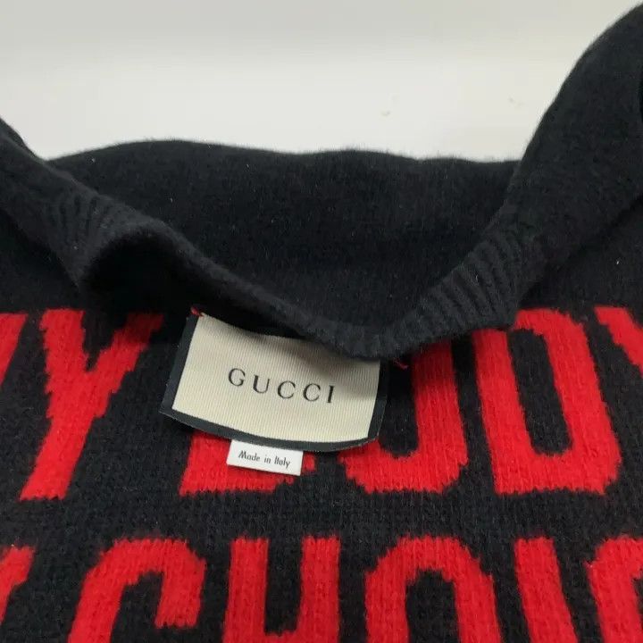 Gucci Gucci Black Crewneck Sweater with Logo Design Size US M / EU 48-50 / 2 - 4 Thumbnail