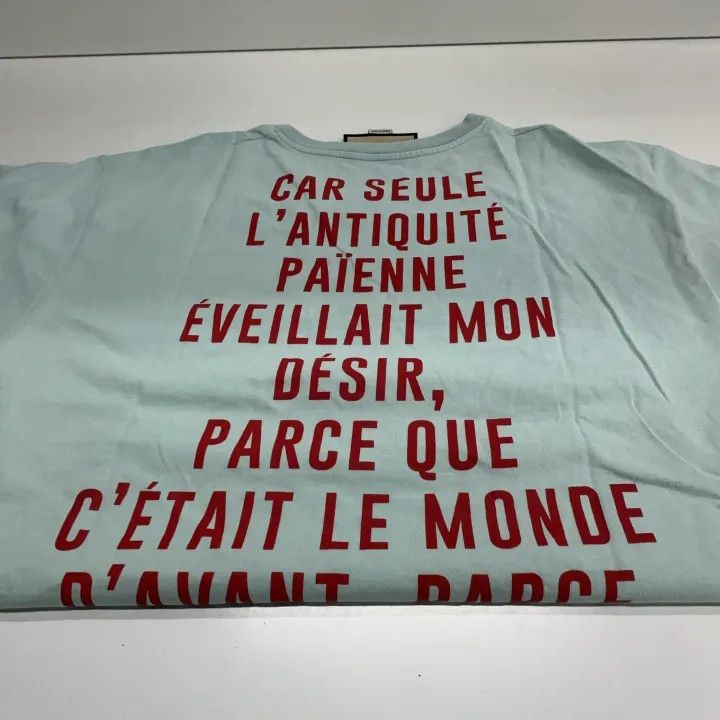 Gucci Gucci Logo Printed Casual Short Sleeve T-shirt Size US L / EU 52-54 / 3 - 11 Thumbnail