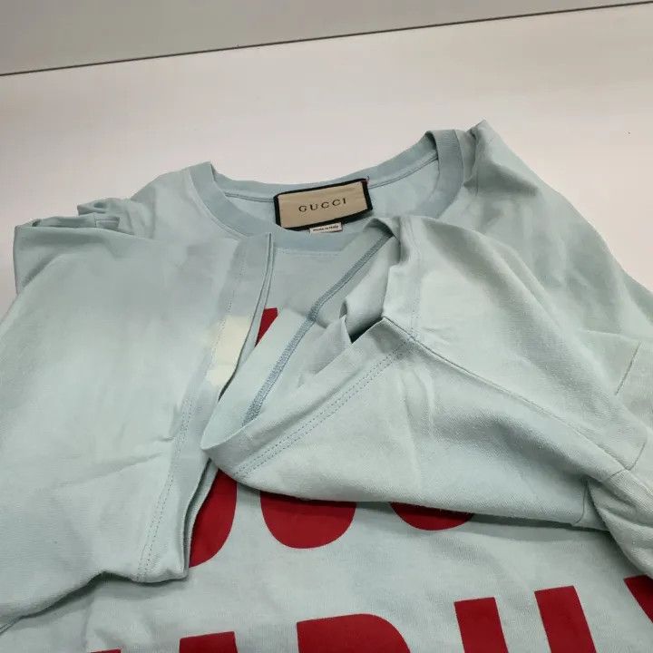 Gucci Gucci Logo Printed Casual Short Sleeve T-shirt Size US L / EU 52-54 / 3 - 10 Thumbnail