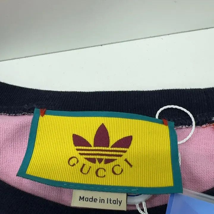 Gucci Gucci x Adidas Logo Print Short Sleeve T-Shirt Size US M / EU 48-50 / 2 - 8 Thumbnail