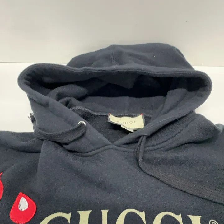 Gucci Gucci Black Crystal Hoodie Size US XS / EU 42 / 0 - 7 Thumbnail