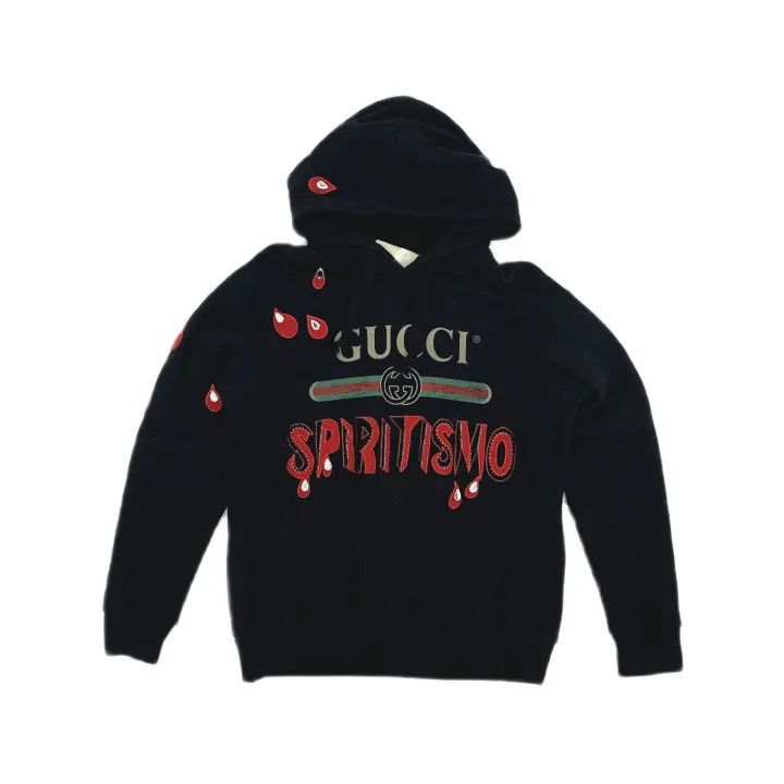Gucci Gucci Black Crystal Hoodie Size US XS / EU 42 / 0 - 2 Thumbnail