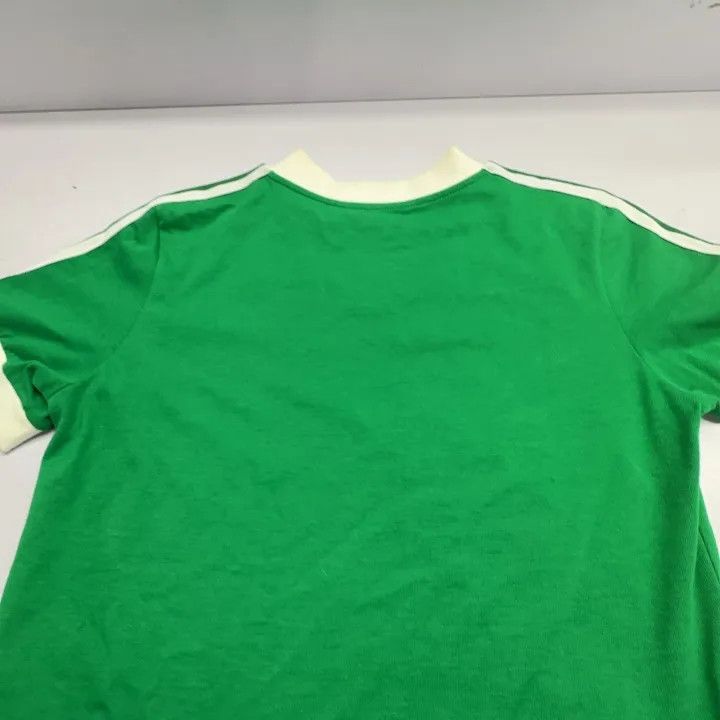 Gucci Gucci x adidas Green Logo V-Neck T-Shirt Size US S / EU 44-46 / 1 - 14 Thumbnail