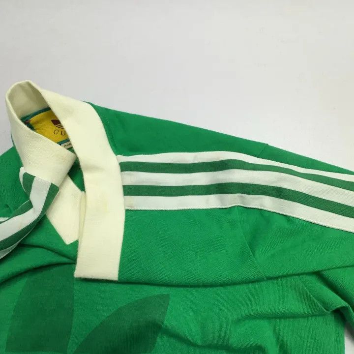 Gucci Gucci x adidas Green Logo V-Neck T-Shirt Size US S / EU 44-46 / 1 - 10 Thumbnail