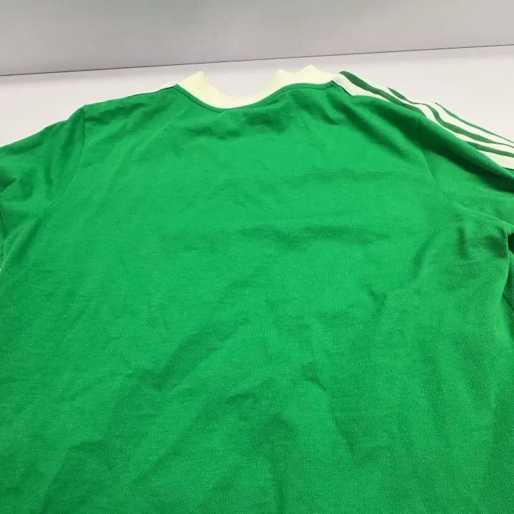 Gucci Gucci x adidas Green Logo V-Neck T-Shirt Size US S / EU 44-46 / 1 - 7 Thumbnail