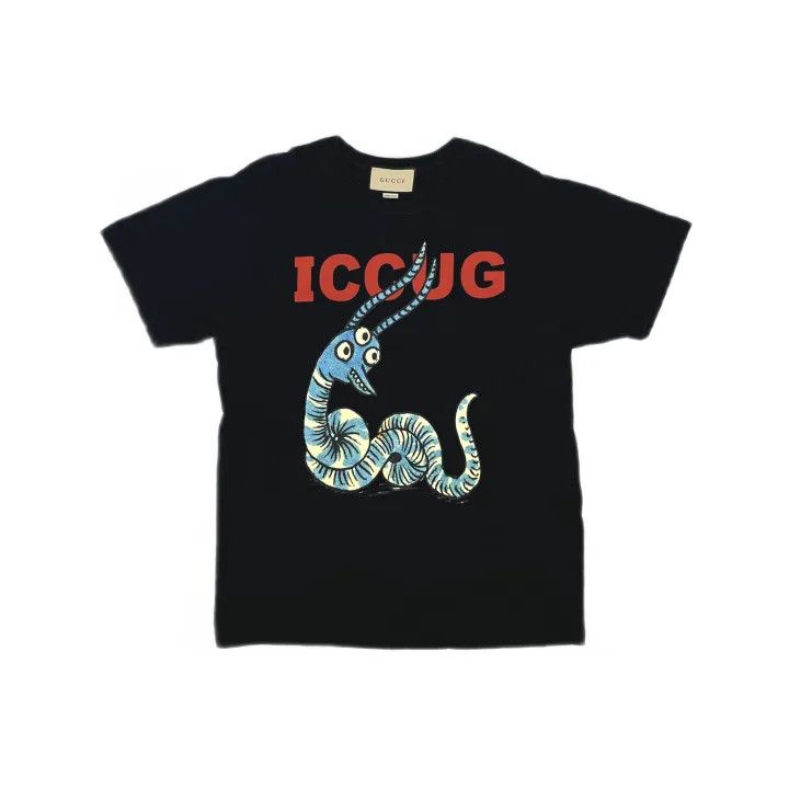 Gucci Gucci SS21 Graphic Short Sleeve T-Shirt Size US M / EU 48-50 / 2 - 2 Thumbnail