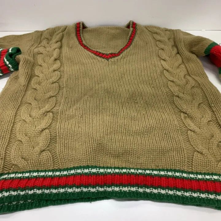 Gucci Gucci Casual V-Neck Knitted Sweater Size US S / EU 44-46 / 1 - 8 Thumbnail