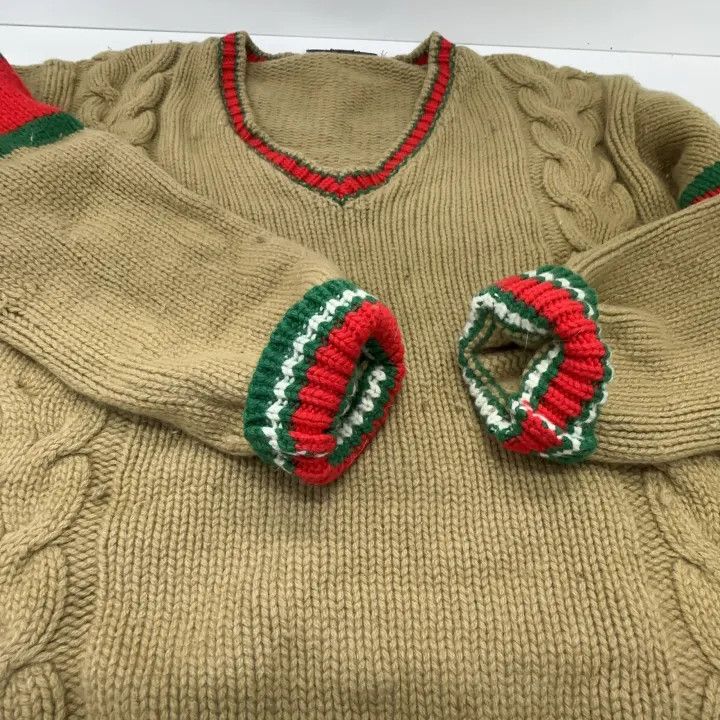 Gucci Gucci Casual V-Neck Knitted Sweater Size US S / EU 44-46 / 1 - 10 Thumbnail