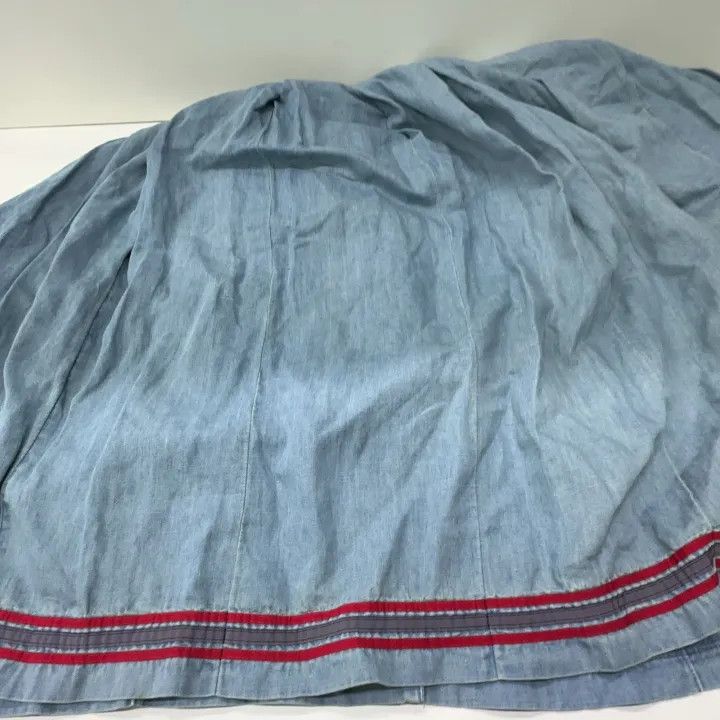 Gucci Gucci Pleated Denim Long Skirt Size US 38 / EU 54 - 13 Thumbnail