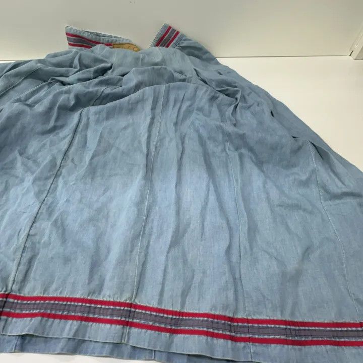 Gucci Gucci Pleated Denim Long Skirt Size US 38 / EU 54 - 10 Thumbnail