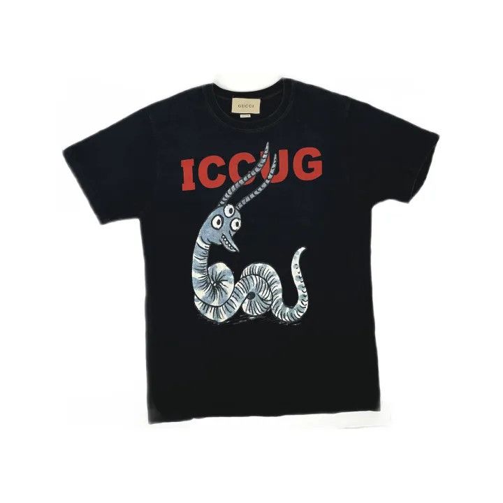 Gucci Gucci SS21 Black Graphic Short Sleeve T-Shirt Size US XS / EU 42 / 0 - 2 Thumbnail