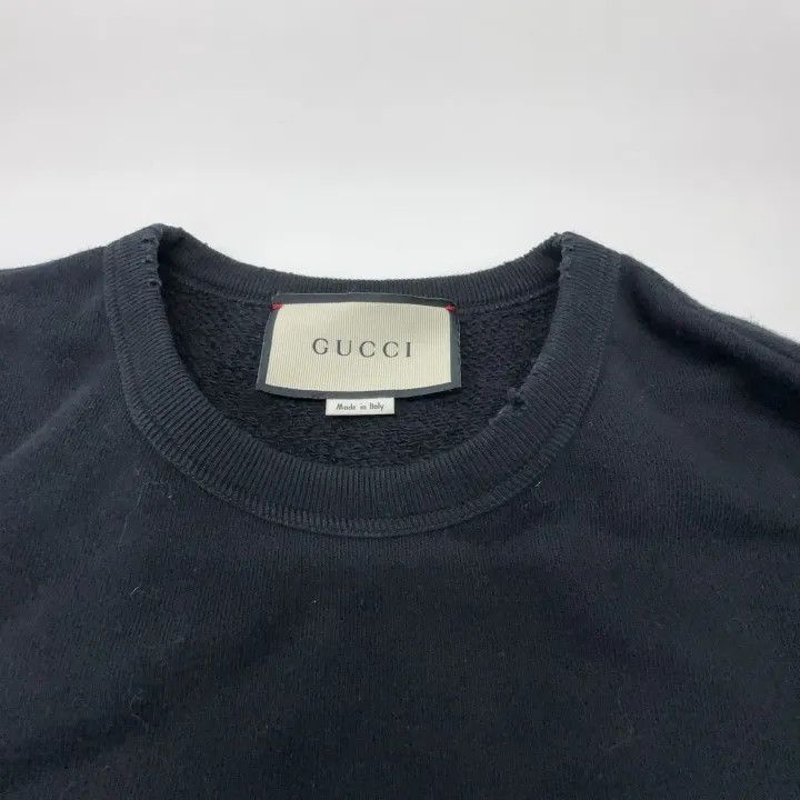 Gucci Gucci Black Logo Print Long Sleeve Sweatshirt Size US XS / EU 42 / 0 - 6 Thumbnail