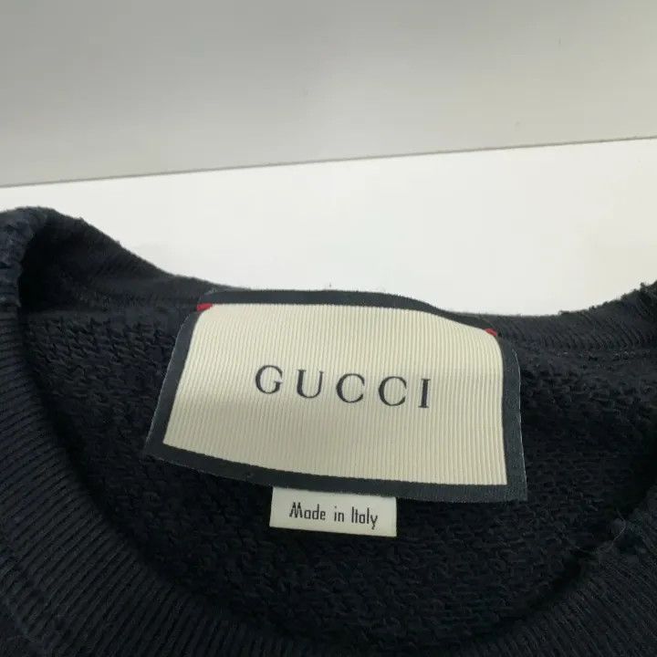 Gucci Gucci Black Logo Print Long Sleeve Sweatshirt Size US XS / EU 42 / 0 - 5 Thumbnail