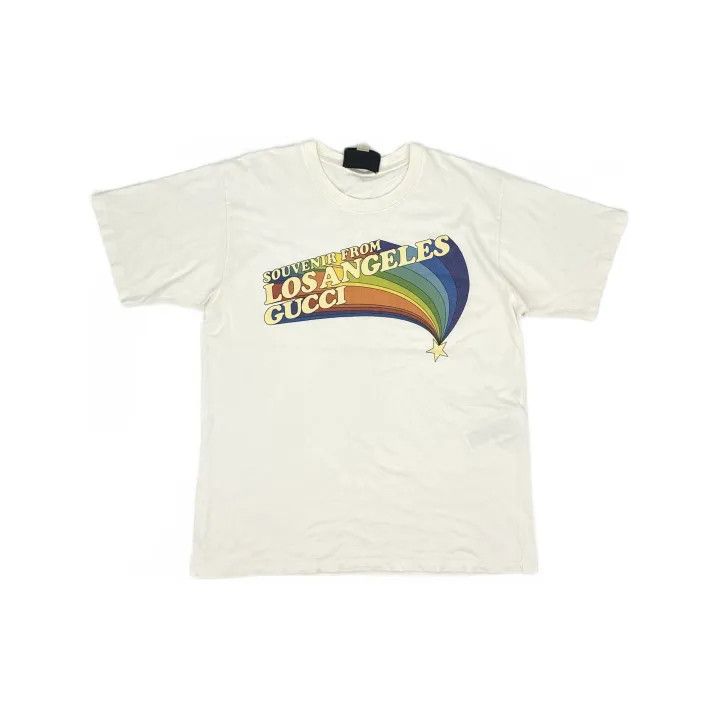 Gucci Gucci Rainbow Print Short Sleeve T-Shirt Size US XL / EU 56 / 4 - 2 Thumbnail