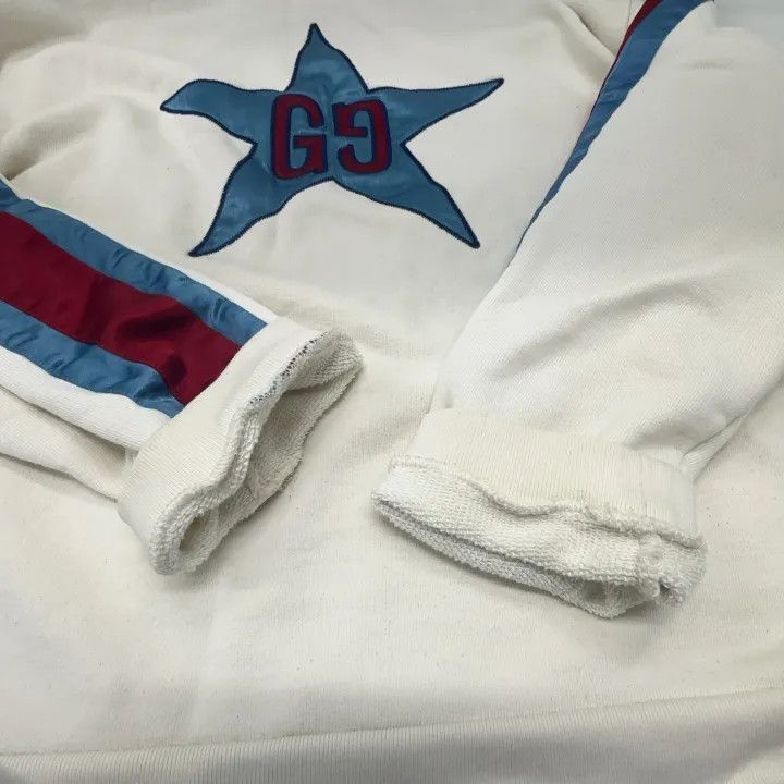 Gucci Gucci Logo Star Pullover Sweatshirt for Men Size US M / EU 48-50 / 2 - 11 Thumbnail