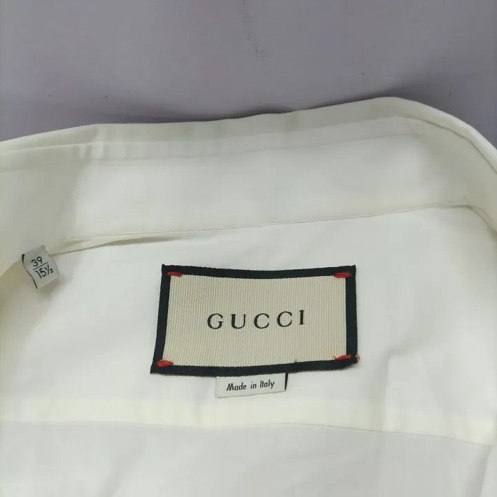 Gucci Gucci Slim Fit Long Sleeve Shirt for Men Size US M / EU 48-50 / 2 - 2 Thumbnail