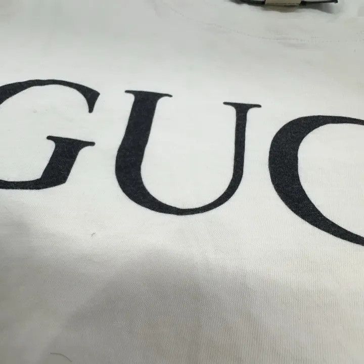 Gucci Gucci Oversized Logo Short Sleeve T-Shirt Size US XL / EU 56 / 4 - 7 Thumbnail