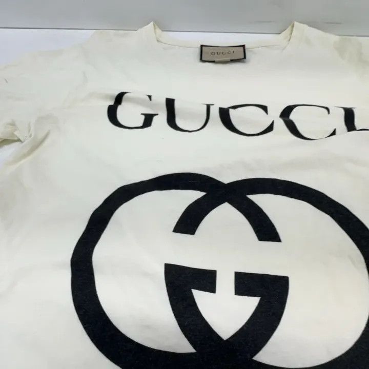 Gucci Gucci Oversized Logo Short Sleeve T-Shirt Size US XL / EU 56 / 4 - 8 Thumbnail