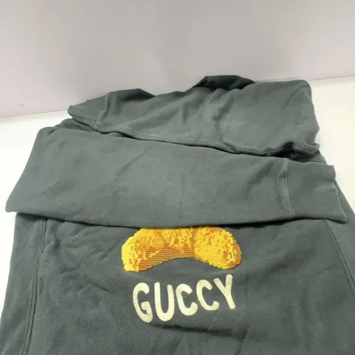 Gucci Gucci Teddy Bear Embroidered Cotton Sweatshirt Size US M / EU 48-50 / 2 - 9 Thumbnail
