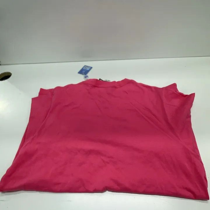 Gucci Gucci SS23 Pink Logo Embroidered T-Shirt Size US XS / EU 42 / 0 - 9 Thumbnail