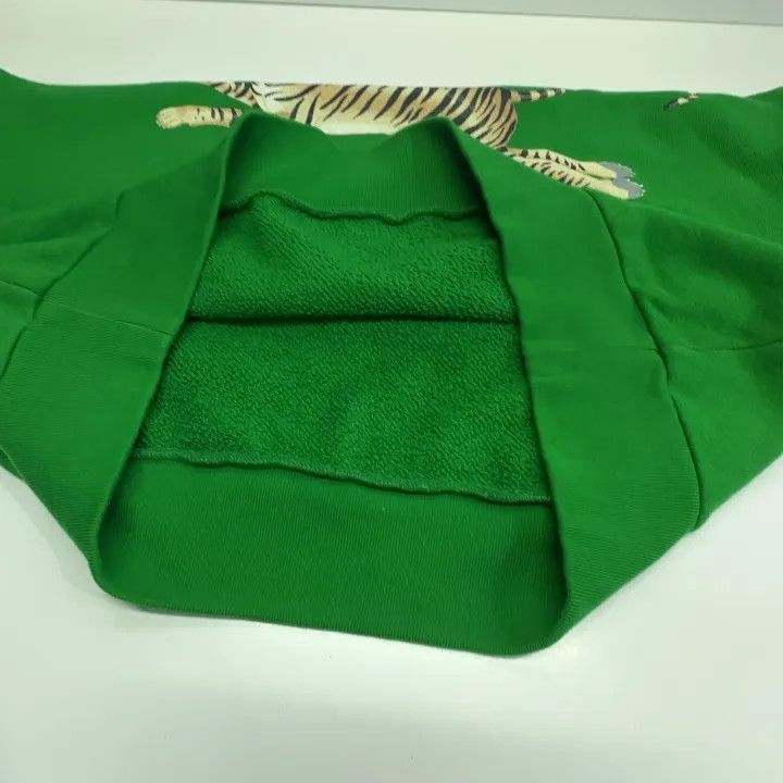 Gucci Gucci Men's Green Tiger Print Sweatshirt Size US M / EU 48-50 / 2 - 10 Thumbnail