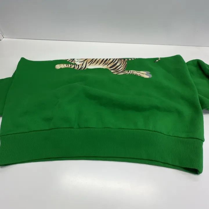 Gucci Gucci Men's Green Tiger Print Sweatshirt Size US M / EU 48-50 / 2 - 9 Thumbnail