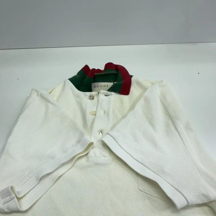 Gucci Gucci Striped Short Sleeve Polo Shirt Size US M / EU 48-50 / 2 - 12 Thumbnail