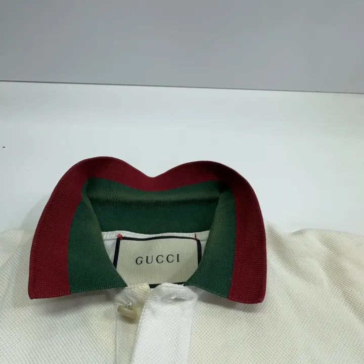 Gucci Gucci Striped Short Sleeve Polo Shirt Size US M / EU 48-50 / 2 - 7 Thumbnail