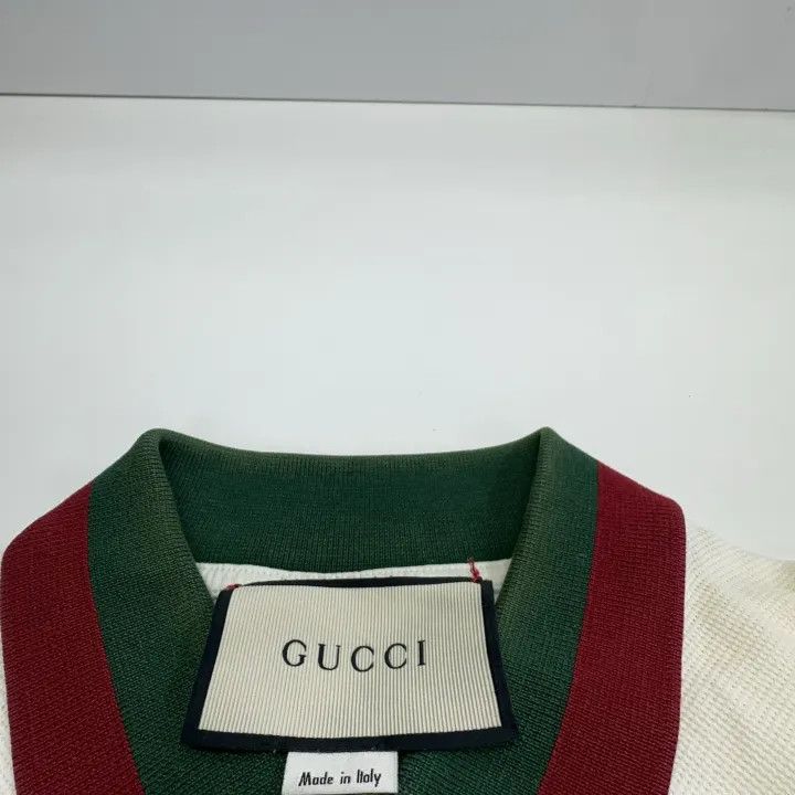 Gucci Gucci Striped Short Sleeve Polo Shirt Size US M / EU 48-50 / 2 - 4 Thumbnail