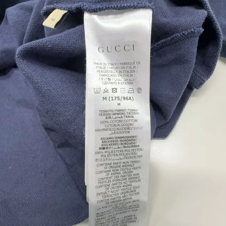 Gucci Gucci x Adidas Blue Embroidered Polo Shirt Size US M / EU 48-50 / 2 - 5 Thumbnail