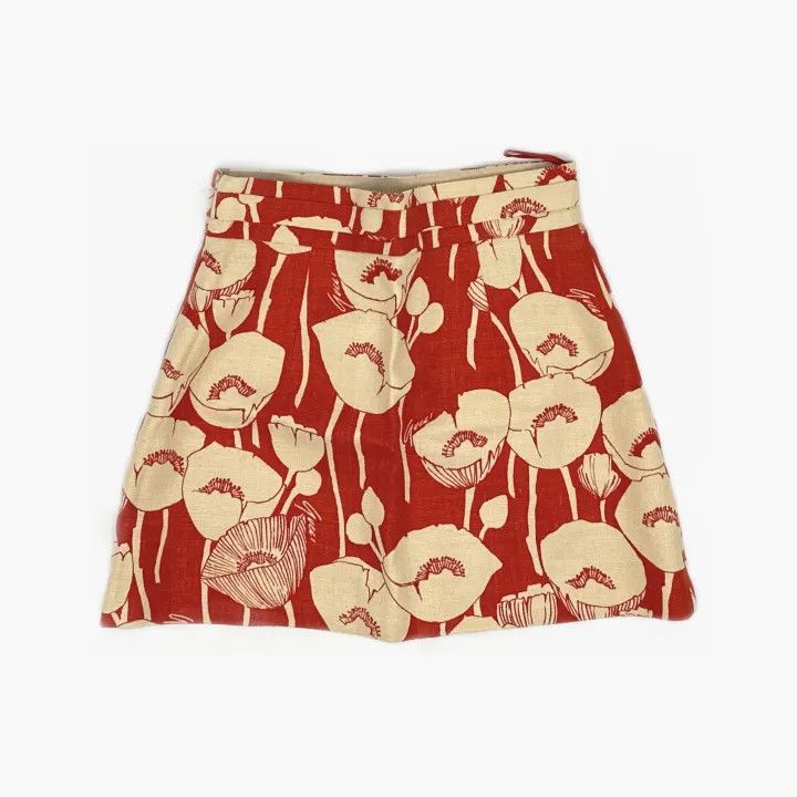 Gucci Gucci Floral Print Silk A-Line Skirt Size US 42 / EU 58 - 3 Thumbnail
