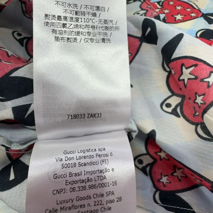 Gucci Gucci x Harry Styles Heart Print Shirt Size US L / EU 52-54 / 3 - 7 Thumbnail