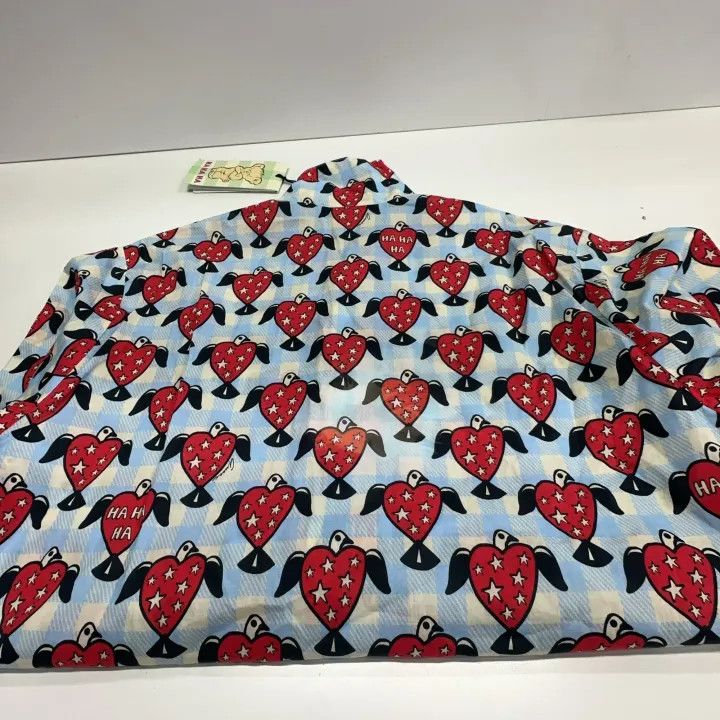 Gucci Gucci x Harry Styles Heart Print Shirt Size US L / EU 52-54 / 3 - 8 Thumbnail