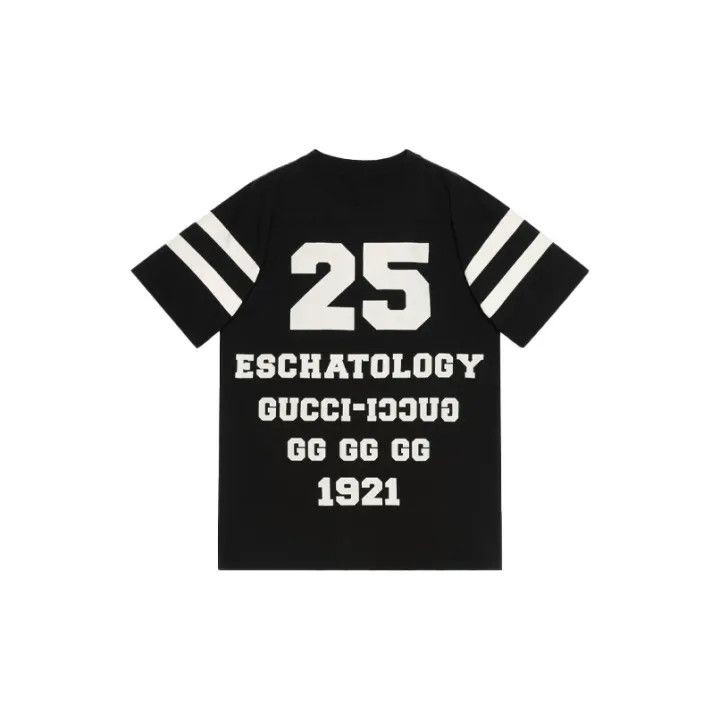 Gucci Gucci SS21 Black Letter Print Casual T-Shirt Size US XXS / EU 40 - 2 Thumbnail