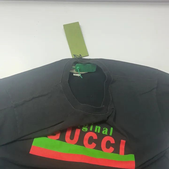 Gucci Gucci Original Black T-Shirt with Print Size US XL / EU 56 / 4 - 9 Thumbnail